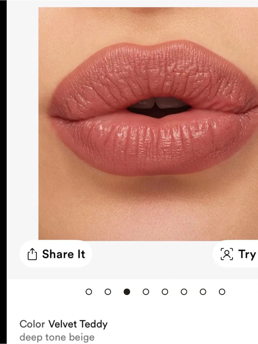 MAC Velvet Teddy 617 Silky Matte Lipstick Box - Rose Brown